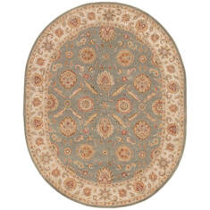 Jaipur Living Mythos Green Oval 8x11 ft and Larger Wool Carpet 66678
