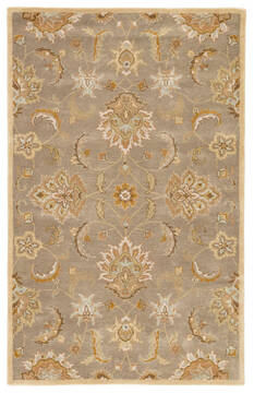 Jaipur Living Mythos Grey Rectangle 5x8 ft Wool Carpet 66797