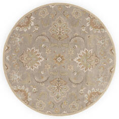 Jaipur Living Mythos Grey Round 9 ft and Larger Wool Carpet 66811