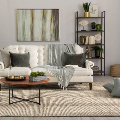 Jaipur Living Naturals Lucia White 20 X 30 Area Rug RUG112584 803-66869 Image 5