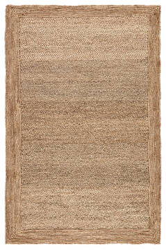 Jaipur Living Naturals Tobago Beige Rectangle 4x6 ft Jute Carpet 66935