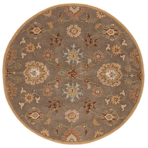 Jaipur Living Poeme Brown Round 100 X 100 Area Rug RUG103421 803-67432 Image 0