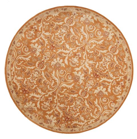 Jaipur Living Poeme Orange Round 80 X 80 Area Rug RUG103431 803-67442 Image 0