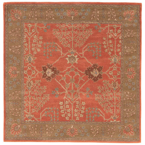 Jaipur Living Poeme Orange Square 60 X 60 Area Rug RUG116230 803-67478 Image 0