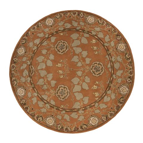 Jaipur Living Poeme Orange Round 80 X 80 Area Rug RUG103515 803-67494 Image 0