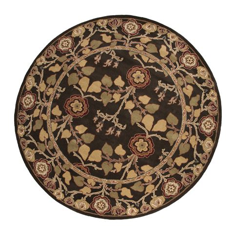 Jaipur Living Poeme Brown Round 80 X 80 Area Rug RUG103522 803-67502 Image 0