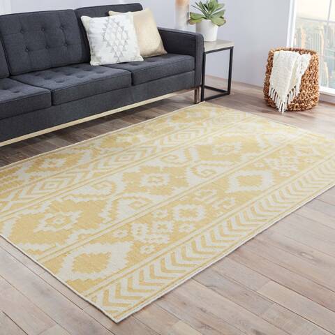 Jaipur Living Urban Bungalow Yellow 36 X 56 Area Rug RUG102559 803-68048 Image 4