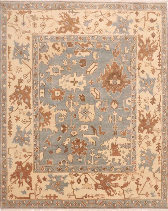 Other Blue Hand Knotted 711 X 99  Area Rug 301-68338 Image 0