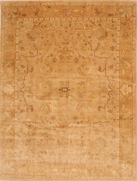 Other Beige Hand Knotted 90 X 1111  Area Rug 301-68412 Image 0