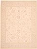 Pishavar Beige Hand Knotted 90 X 118  Area Rug 301-68485 Thumb 0