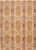 Agra Multicolor Hand Knotted 86 X 118  Area Rug 301-68545 Thumb 0