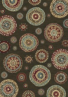 Dynamic ANCIENT GARDEN Multicolor Runner 2'2" X 11'0" Area Rug AN212570263737 801-68688