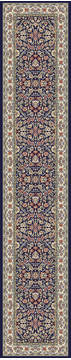Dynamic ANCIENT GARDEN Blue Runner 2'2" X 11'0" Area Rug AN212570783434 801-68692