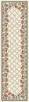 Dynamic ANCIENT GARDEN Beige Runner 2'2" X 11'0" Area Rug AN212570846464 801-68694