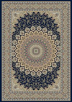 Dynamic ANCIENT GARDEN Blue Runner 2'2" X 11'0" Area Rug AN212570903484 801-68696