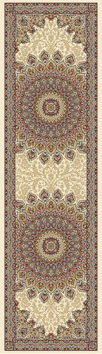 Dynamic ANCIENT GARDEN Beige Runner 22 X 110 Area Rug AN212570906484 801-68697 Image 0