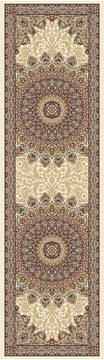 Dynamic ANCIENT GARDEN Beige Runner 2'2" X 11'0" Area Rug AN212570906484 801-68697