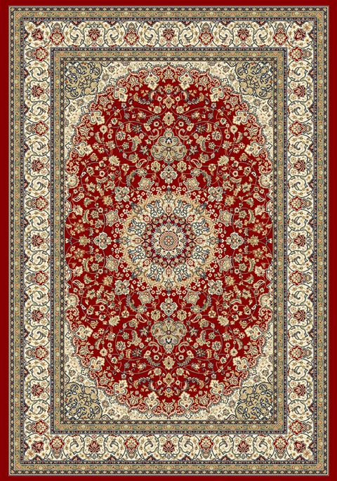Dynamic ANCIENT GARDEN Red Runner 22 X 110 Area Rug AN212571191414 801-68701 Image 0