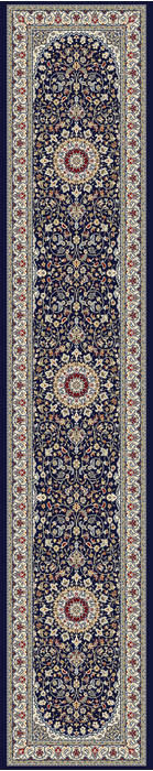 Dynamic ANCIENT GARDEN Blue Runner 22 X 110 Area Rug AN212571193434 801-68702 Image 0