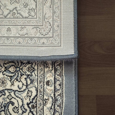 Dynamic ANCIENT GARDEN Blue Runner 22 X 110 Area Rug AN212571194646 801-68703 Image 2
