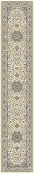 Dynamic ANCIENT GARDEN Beige Runner 2'2" X 11'0" Area Rug AN212571196464 801-68705