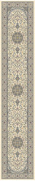 Dynamic ANCIENT GARDEN Beige Runner 2'2" X 11'0" Area Rug AN212571196464 801-68705