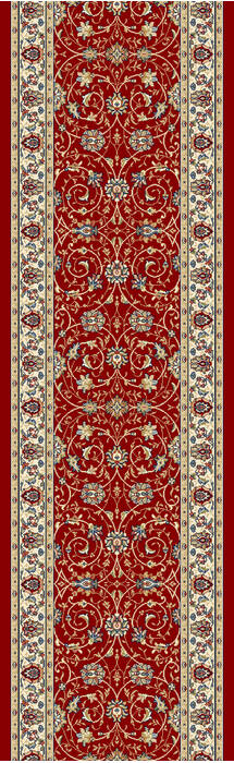 Dynamic ANCIENT GARDEN Red Runner 22 X 110 Area Rug AN212571201464 801-68708 Image 4