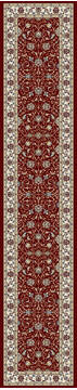 Dynamic ANCIENT GARDEN Red Runner 2'2" X 11'0" Area Rug AN212571201464 801-68708