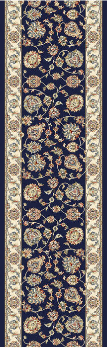 Dynamic ANCIENT GARDEN Blue Runner 22 X 110 Area Rug AN212573653464 801-68716 Image 4