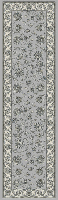 Dynamic ANCIENT GARDEN Grey Runner 22 X 110 Area Rug AN212573659666 801-68721 Image 0