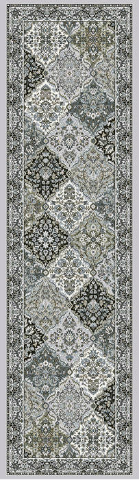 Dynamic ANCIENT GARDEN Grey Runner 22 X 77 Area Rug AN28570089696 801-68728 Image 0