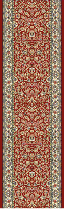 Dynamic ANCIENT GARDEN Red Runner 22 X 77 Area Rug AN28570781414 801-68735 Image 4