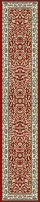 Dynamic ANCIENT GARDEN Red Runner 22 X 77 Area Rug AN28570781414 801-68735 Image 0