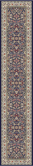 Dynamic ANCIENT GARDEN Blue Runner 22 X 77 Area Rug AN28570783434 801-68736 Image 0