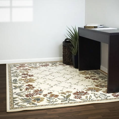 Dynamic ANCIENT GARDEN Beige Runner 22 X 77 Area Rug AN28570846464 801-68738 Image 1
