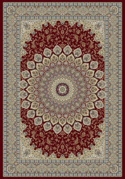 Dynamic ANCIENT GARDEN Red Runner 2'2" X 7'7" Area Rug AN28570901484 801-68739