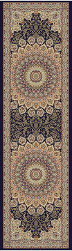 Dynamic ANCIENT GARDEN Blue Runner 2'2" X 7'7" Area Rug AN28570903484 801-68740