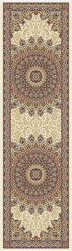 Dynamic ANCIENT GARDEN Beige Runner 2'2" X 7'7" Area Rug AN28570906484 801-68741