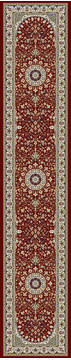 Dynamic ANCIENT GARDEN Red Runner 2'2" X 7'7" Area Rug AN28571191414 801-68745