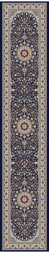 Dynamic ANCIENT GARDEN Blue Runner 2'2" X 7'7" Area Rug AN28571193434 801-68746