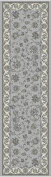 Dynamic ANCIENT GARDEN Grey Runner 2'2" X 7'7" Area Rug AN28573659666 801-68765