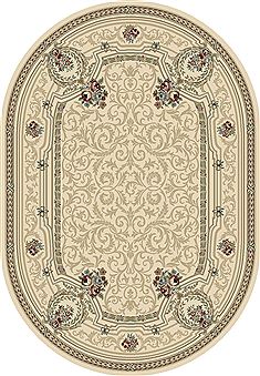 Dynamic ANCIENT GARDEN Beige Oval 3x5 ft  Carpet 68777
