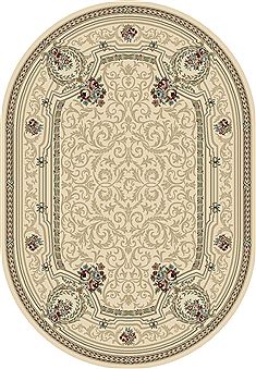 Dynamic ANCIENT GARDEN Beige Oval 3x5 ft  Carpet 68777