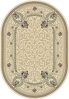 Dynamic ANCIENT GARDEN Beige Oval 2'7" X 4'7" Area Rug ANOV35570916464 801-68777