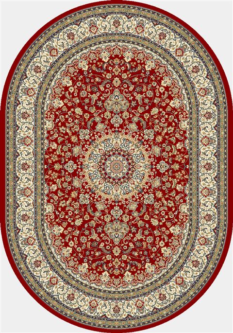 Dynamic ANCIENT GARDEN Red Oval 27 X 47 Area Rug ANOV35571191414 801-68779 Image 0