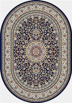 Dynamic ANCIENT GARDEN Blue Oval 3x5 ft  Carpet 68780