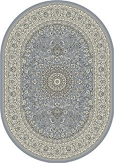 Dynamic ANCIENT GARDEN Blue Oval 3x5 ft  Carpet 68781