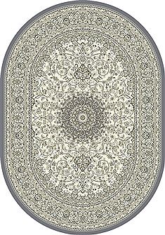 Dynamic ANCIENT GARDEN Beige Oval 3x5 ft  Carpet 68784