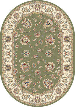 Dynamic ANCIENT GARDEN Green Oval 3x5 ft  Carpet 68795