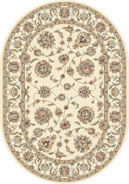 Dynamic ANCIENT GARDEN Beige Oval 3x5 ft  Carpet 68797
